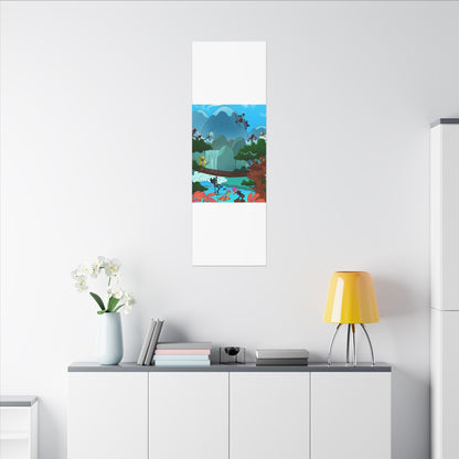 Bedtime Creations Canvas Wall Art — Woodlanders Valley