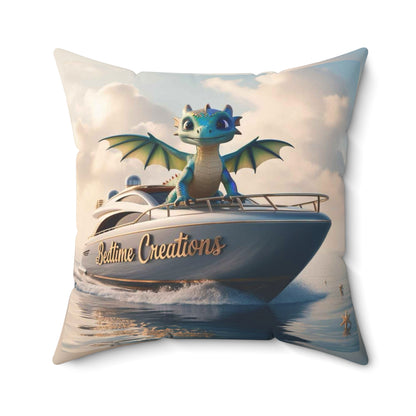 Bedtime Creations Throw Pillow — Dragon's Dream Yacht