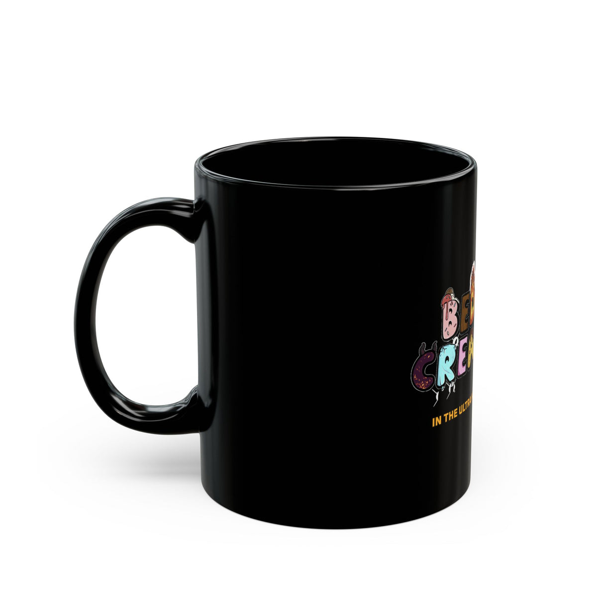 Bedtime Creations x Ultra Kingdoms Black Mug