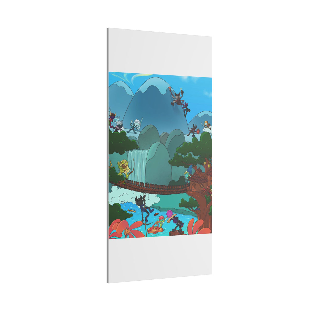 Bedtime Creations Canvas Wall Art — Woodlanders Valley