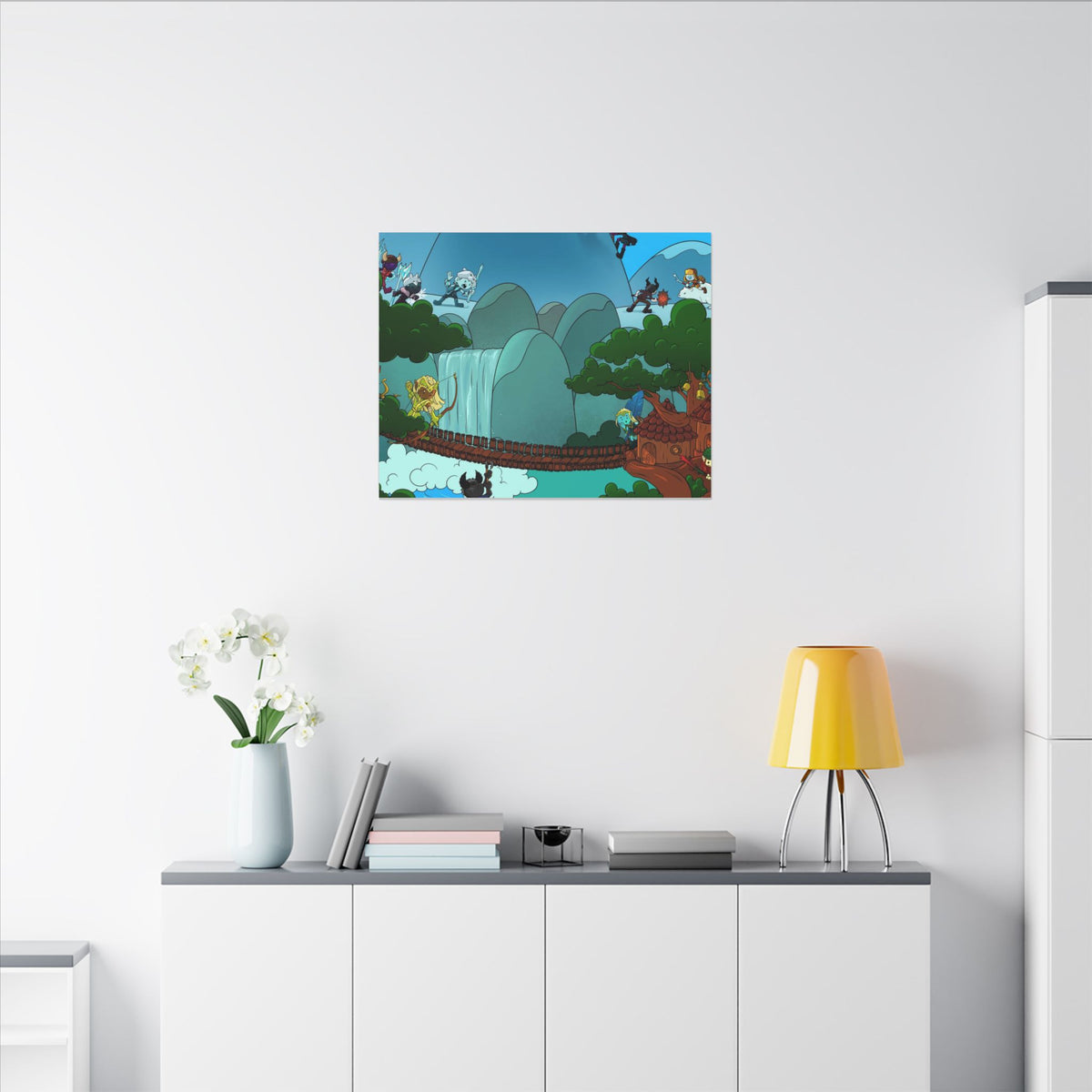 Bedtime Creations Canvas Wall Art — Woodlanders Valley