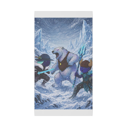 Bedtime Creations Canvas Wall Art — Frostmen vs. Polar Bear