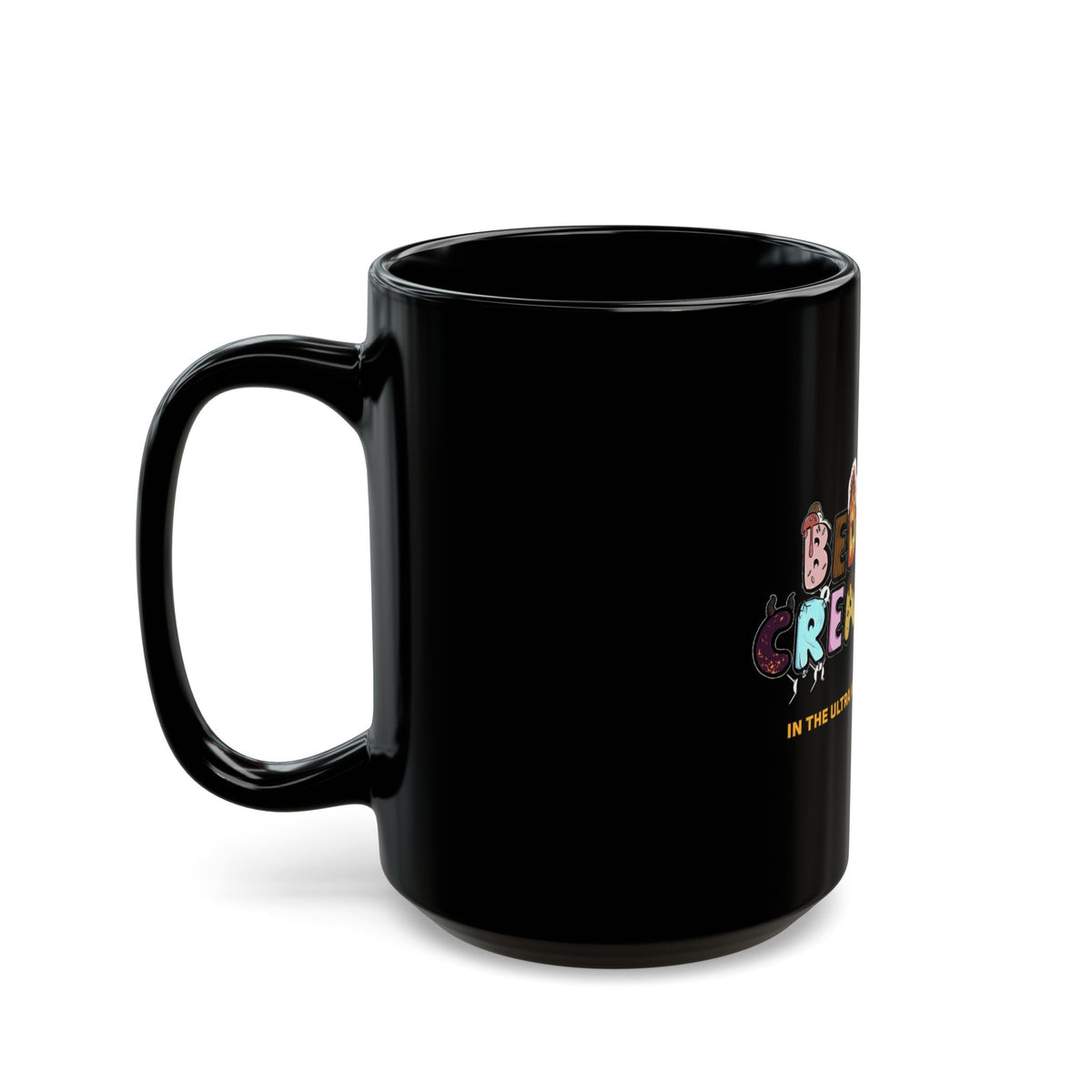 Bedtime Creations x Ultra Kingdoms Black Mug