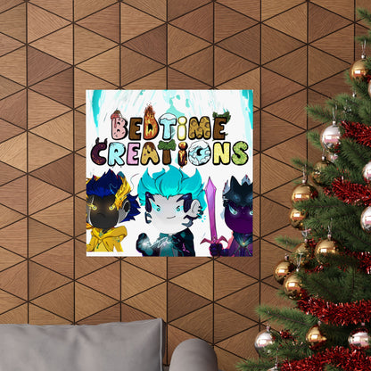 Bedtime Creations Poster — Chibi Fantasy Friends