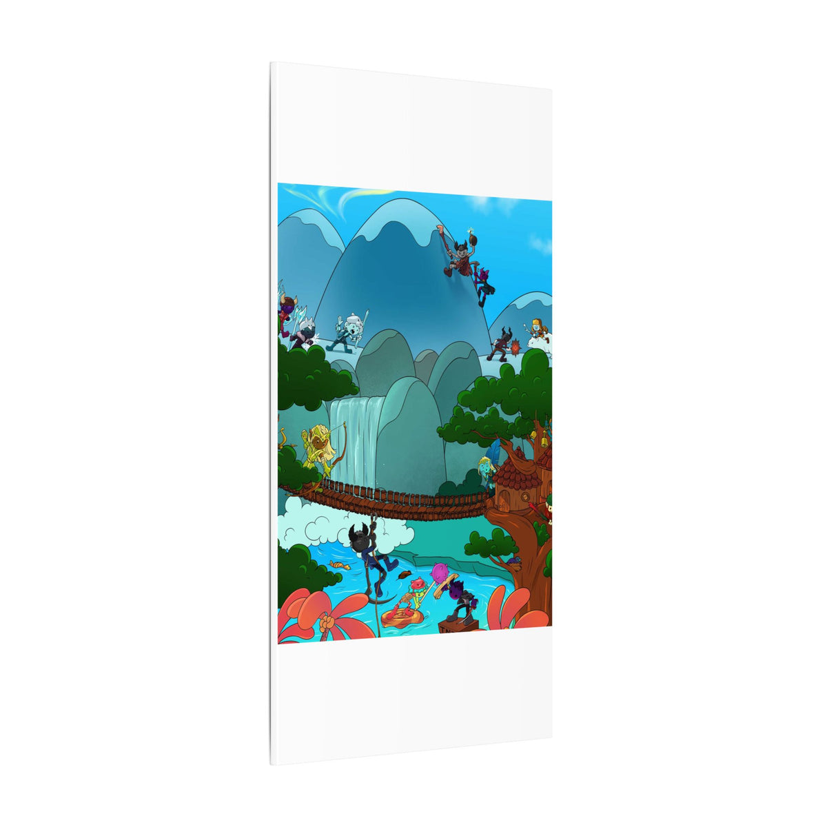 Bedtime Creations Canvas Wall Art — Woodlanders Valley