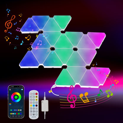 Smart RGB Triangle Wall Light Panels (20 Pack)