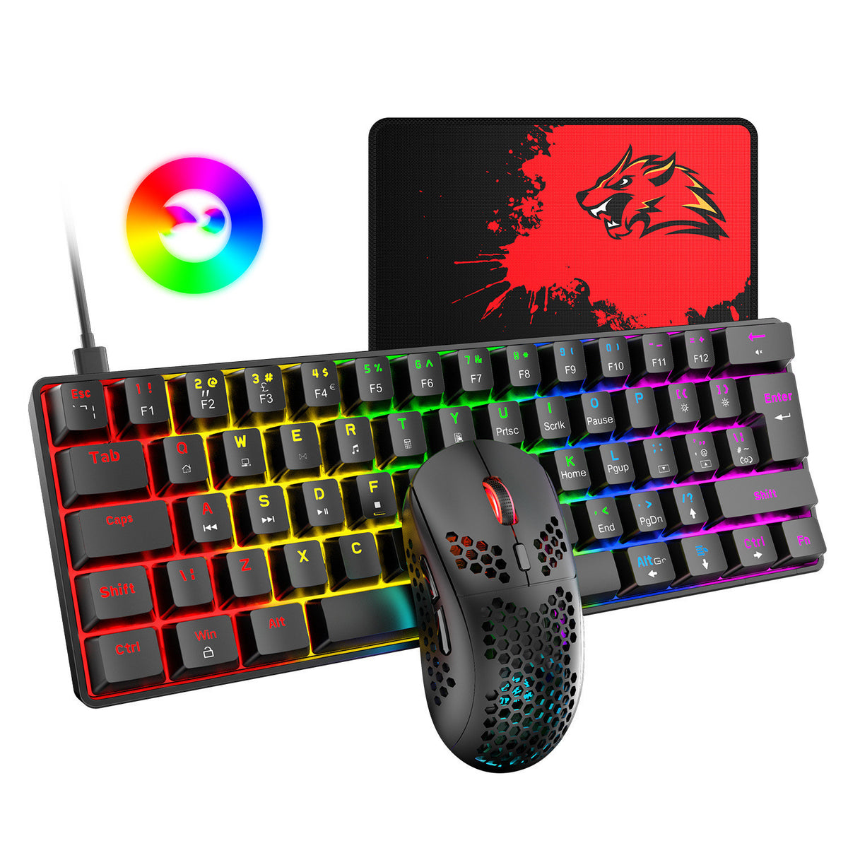 RGB Gaming Keyboard & Mouse Set